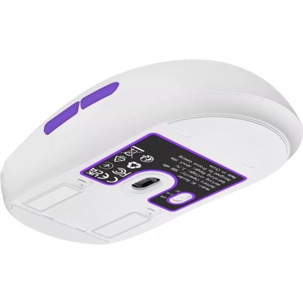 Фото - Миша бездротова ігрова Proove Gaming RC Raider 8K white/purple (WMRR00122017)